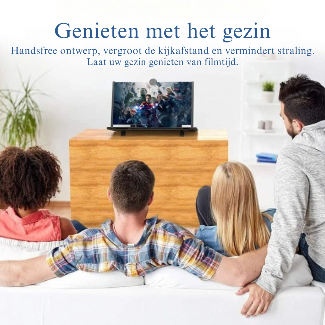 3D Gebogen Schermvergroter voor Smartphones