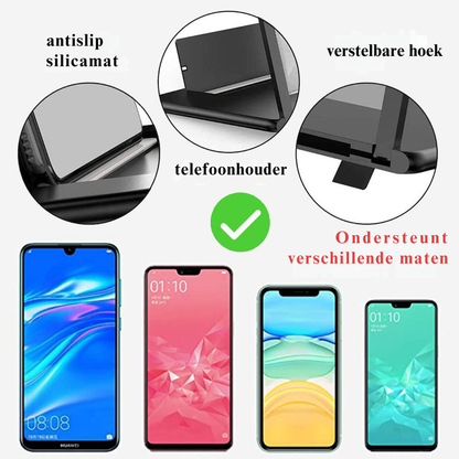 3D Gebogen Schermvergroter voor Smartphones