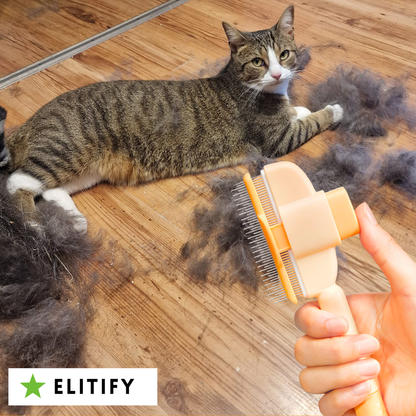 Vachtborstel pro - Vachtborstel met kliksysteem