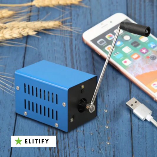 Elite stroomgenerator - stroomgenerator met USB aansluiting ( aanvulling noodpakket )