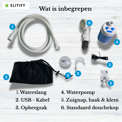 Aquago - Draagbare buitendouche