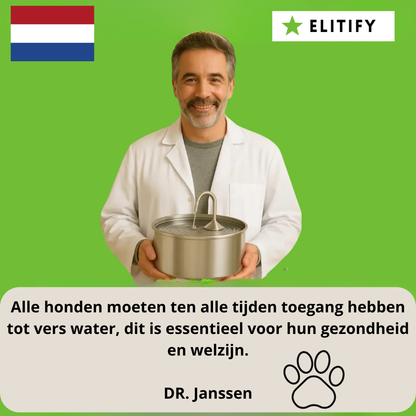 AquaFlow Pro – Hygiënische Drinkfontein met Zuiveringsfilter