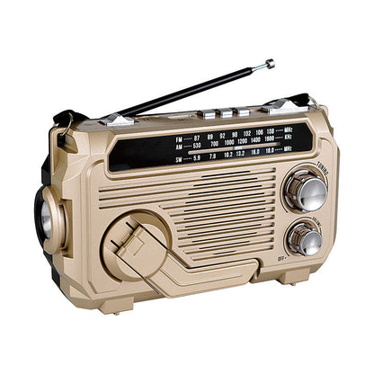 Elite noodradio - Noodradio met zonne energie en handslinger oplaadfunctie.